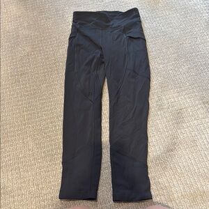 lululemon athletica grey/black Leggings